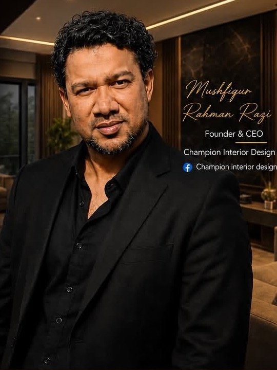 Mushfiqur Rahman Razi - Founder & CEO of Champion Interior Design